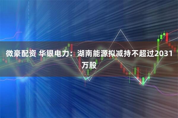 微豪配资 华银电力：湖南能源拟减持不超过2031万股