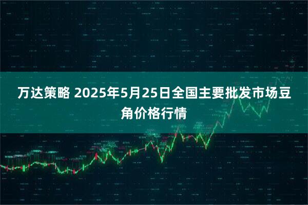 万达策略 2025年5月25日全国主要批发市场豆角价格行情